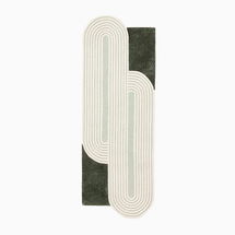 Online Designer Kitchen Runway Rug, 2.5'x7', Evergreen