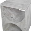 Hans White Side Table, Side & End Table by Uttermost, 18" width x 25" height x 18" depth thumbnail 5