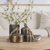Quincy Large Gold Metal Decorative Bell Object thumbnail 2