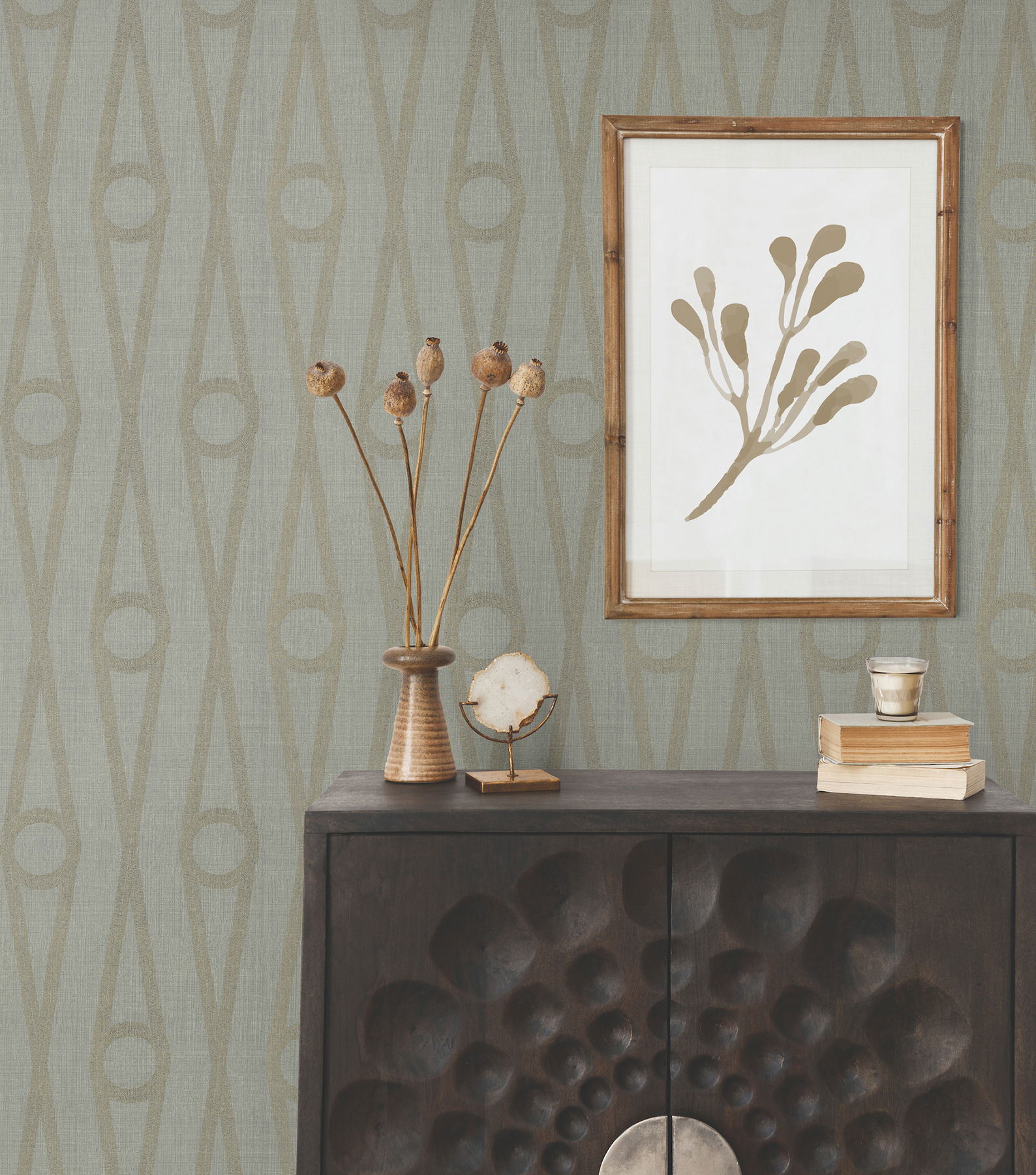 Henlein Grey Wallpaper large image 