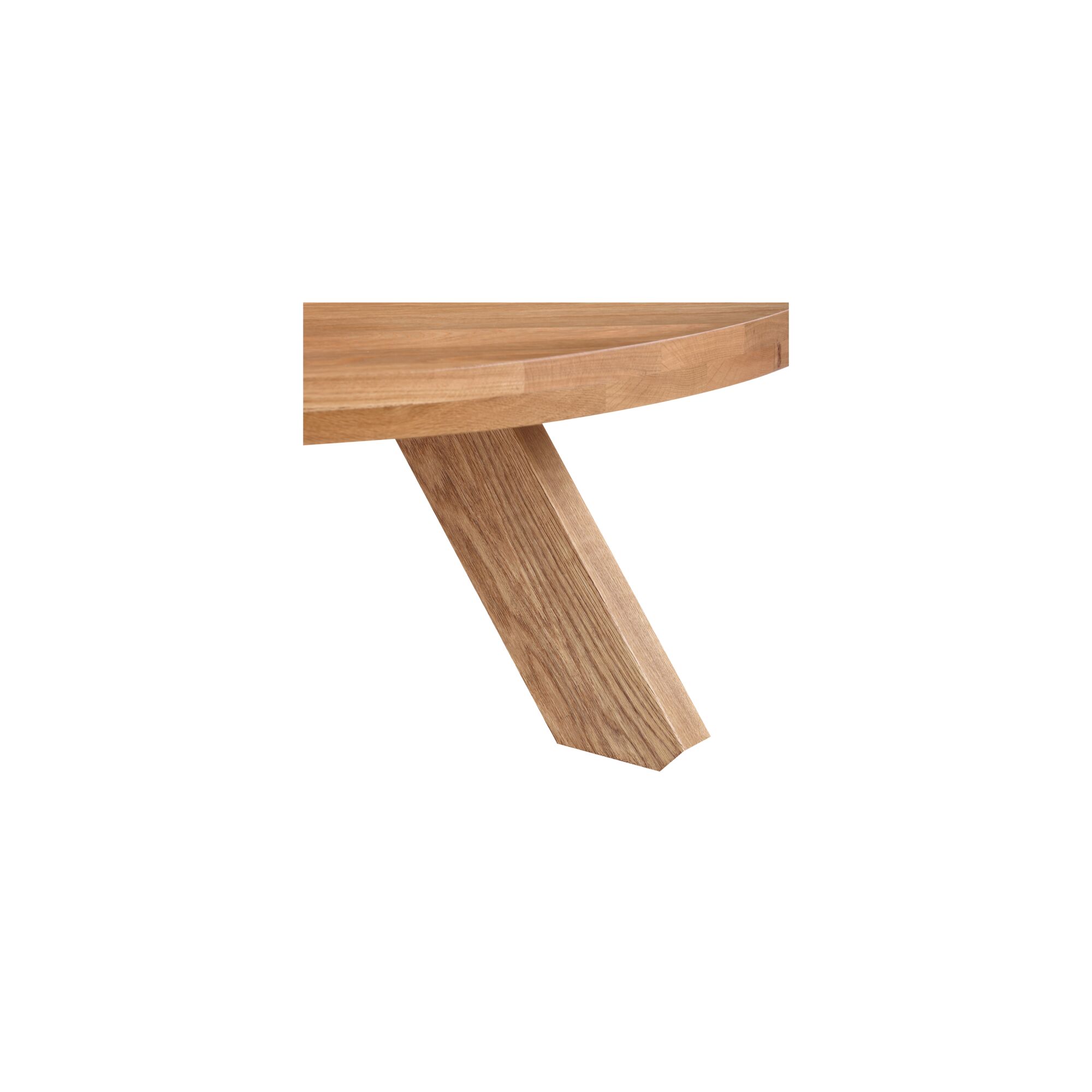 Alden Coffee Table Natural Oak, by Moe's Home, 50" width x 16.5" height x 50" depth View 4