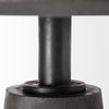 Maxwell 54' Brown Solid Wood Top Brown Metal/Wood Base Dining Table thumbnail 4