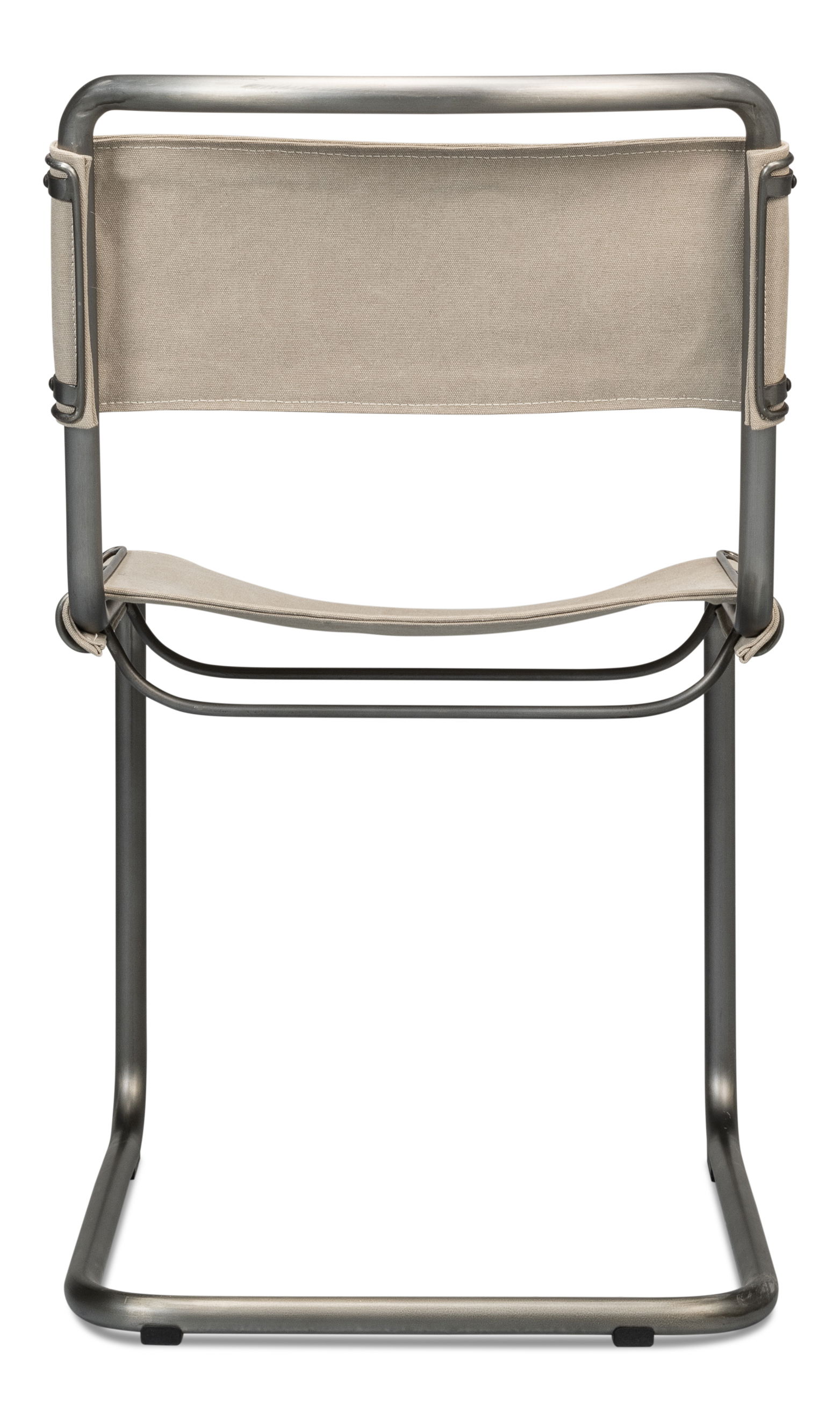 Patton Canvas Field Chair, Dining Chair by Sarreid, 20" length x 24" width x 34" height View 10