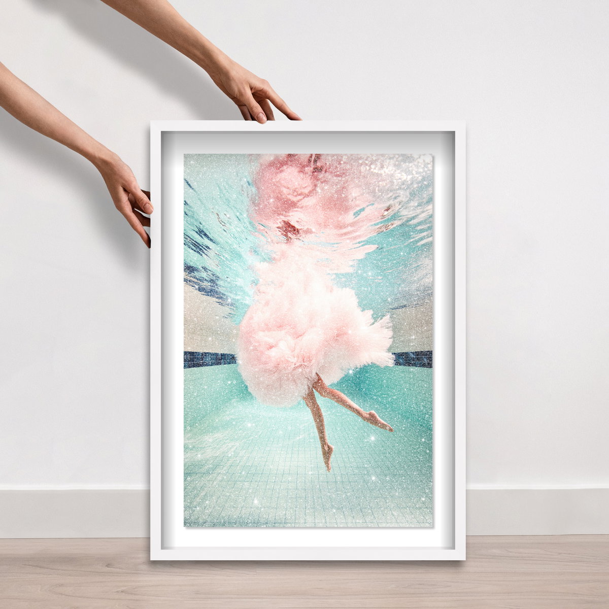 Aquatic Ballerina I (Diamond Dust), Art by Oliver Gal,  20x30 View 5
