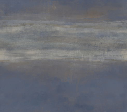 Serene Reflection Navy Wallpaper
