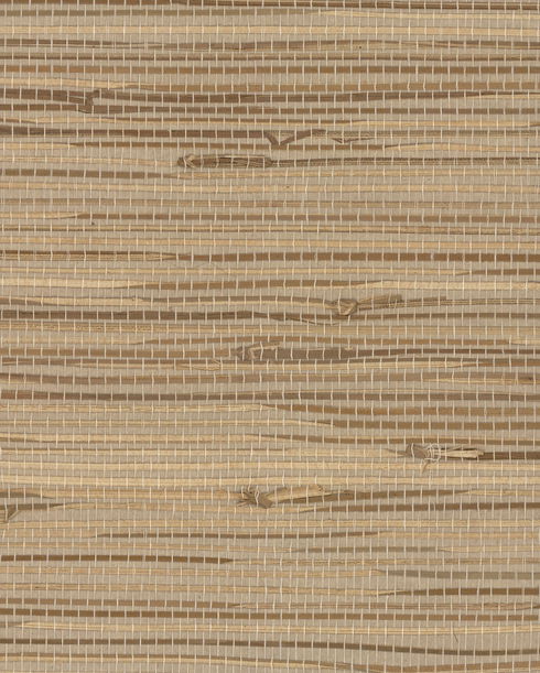 Wide Knotted Grass Beige Wallpaper