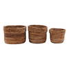 Cleary Basket Set of 3 Natural, Bins & Basket by Dovetail, 19.69" width x 15.3" height x 19.69" depth thumbnail 1