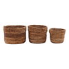 Cleary Basket Set of 3 Natural, Bins & Basket by Dovetail, 19.69" width x 15.3" height x 19.69" depth thumbnail 1
