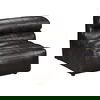 Ramsay Leather Slipper Chair Black thumbnail 1