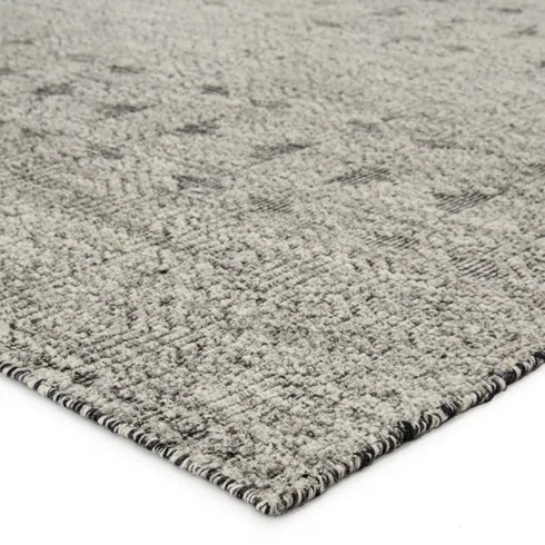 Abelle Hand-Knotted Tribal Gray/ Black Area Rug