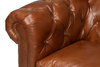 Castered Chesterfield Sofa, by Sarreid, 3'2" length x 7'5" width x 2'8" height thumbnail 13
