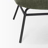 Nora Forest Green Fabric with Matte Black Metal Legs Accent Chair thumbnail 12