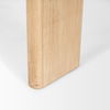Sohan Light Brown Wood Oval Dining Table thumbnail 11