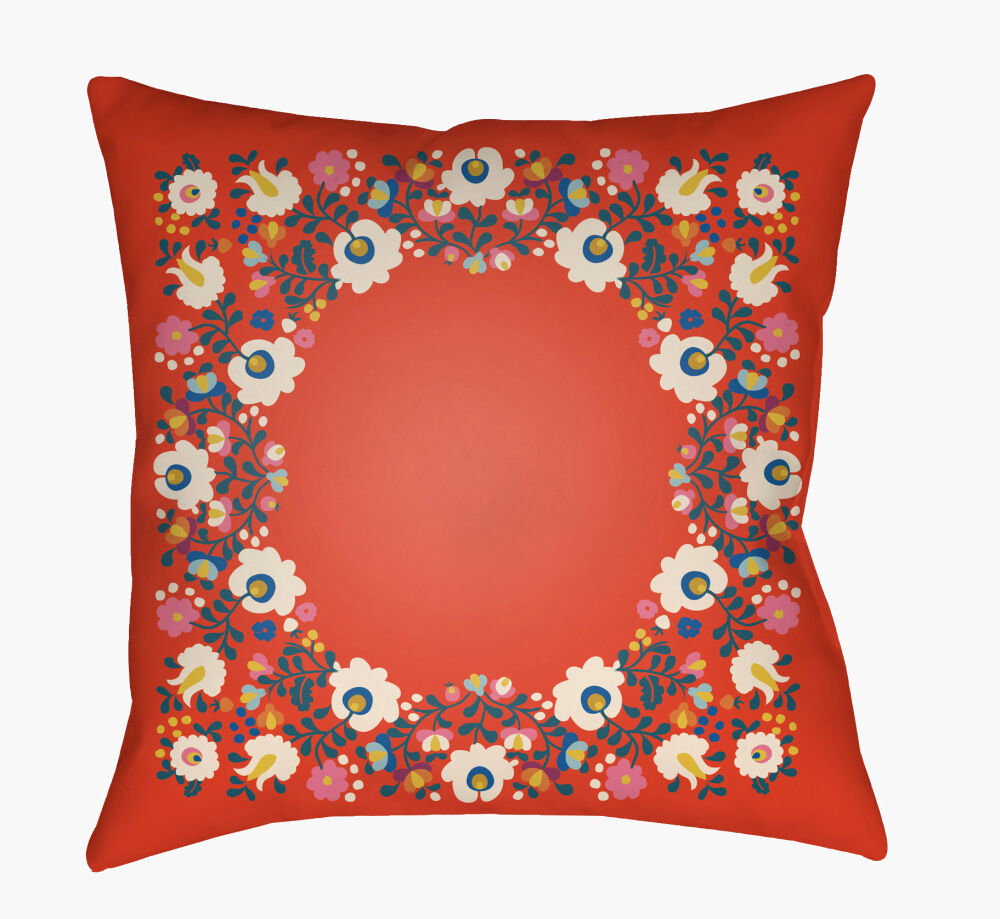 Lolita Accent Pillow, Decorative Pillow by Surya, 18" length x 18" width