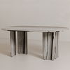 Celia Oval Dining Table Panda Marble thumbnail 9