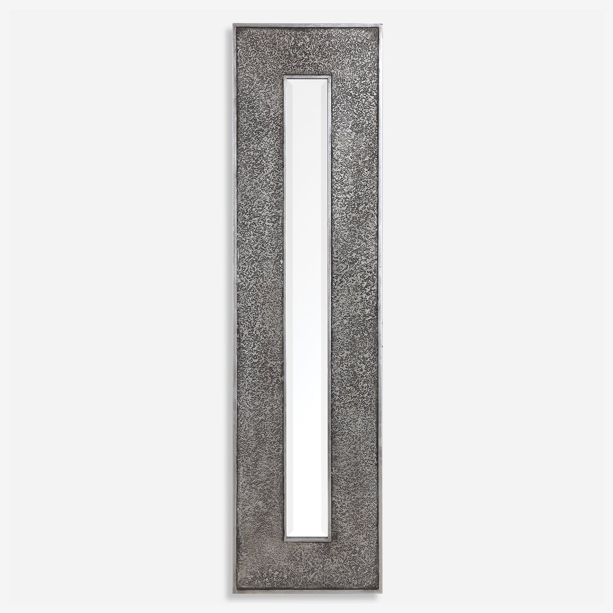 Bannon Tall Metallic Mirror, by Uttermost, 1'6.88" width x 6'1" height x 1.25" depth View 1
