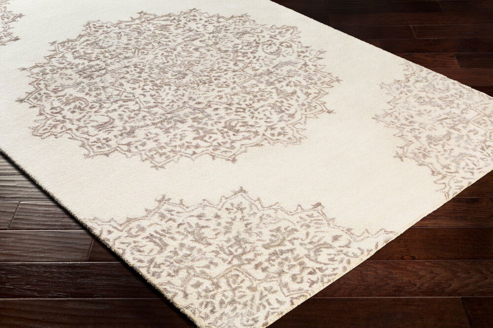 Starlit Handmade Rug, by Surya, 1'6" length x 1'6" width