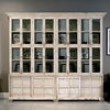 Glass Front Bookcase, Shelving & Bookcase by Sarreid, 121" length x 22" width x 106" height thumbnail 13