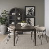 Teva Dark Brown Wood Rectangular 72' Dining Table, by Mercana, 72" length x 39" width x 30" height thumbnail 2