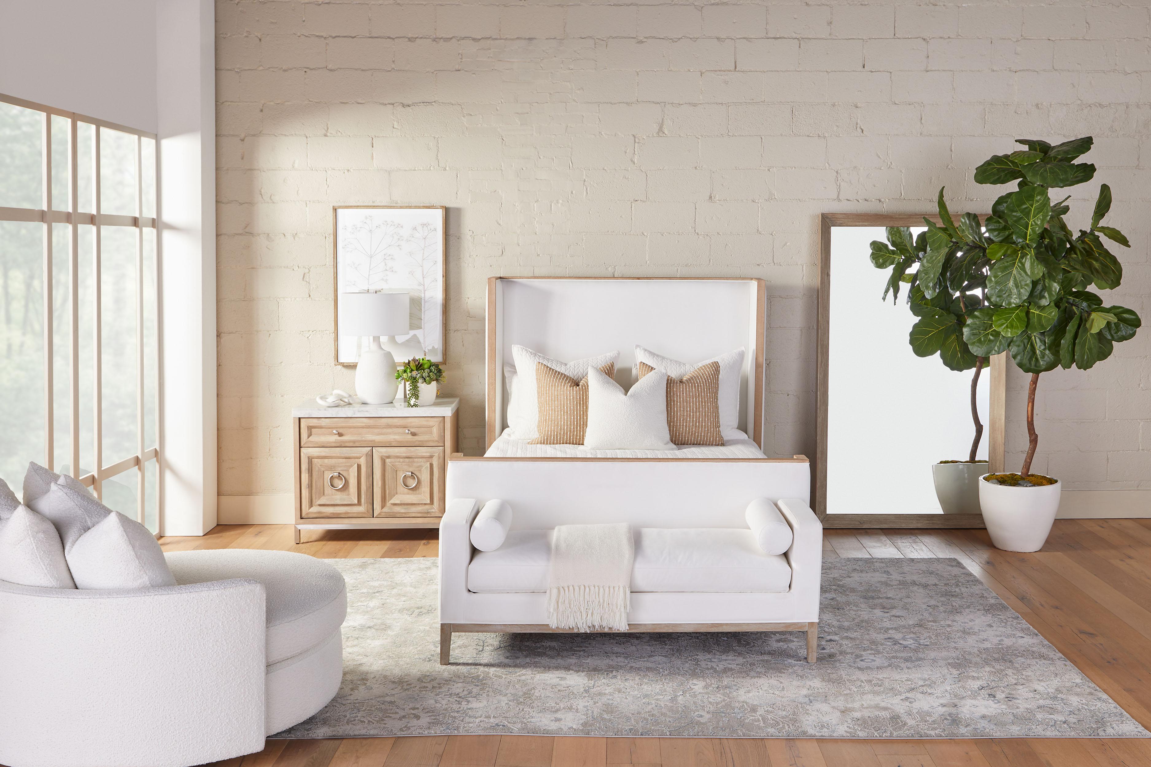 Keaton Upholstered Bench large image 
