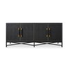 Mako Sideboard Black, Cabinets & Sideboard by Moe's Home, 76" width x 34" height x 18" depth thumbnail