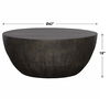Lark Round Wood Coffee Table, Furniture by Uttermost, 42" width x 18" height x 42" depth thumbnail 3