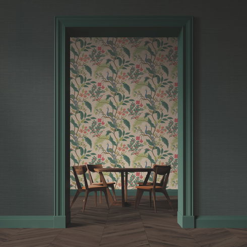 Palette Hunter Green Wallpaper