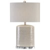 Modica Taupe Ceramic Lamp, by Uttermost, 1'4" width x 2'1.5" height x 9" depth thumbnail 1