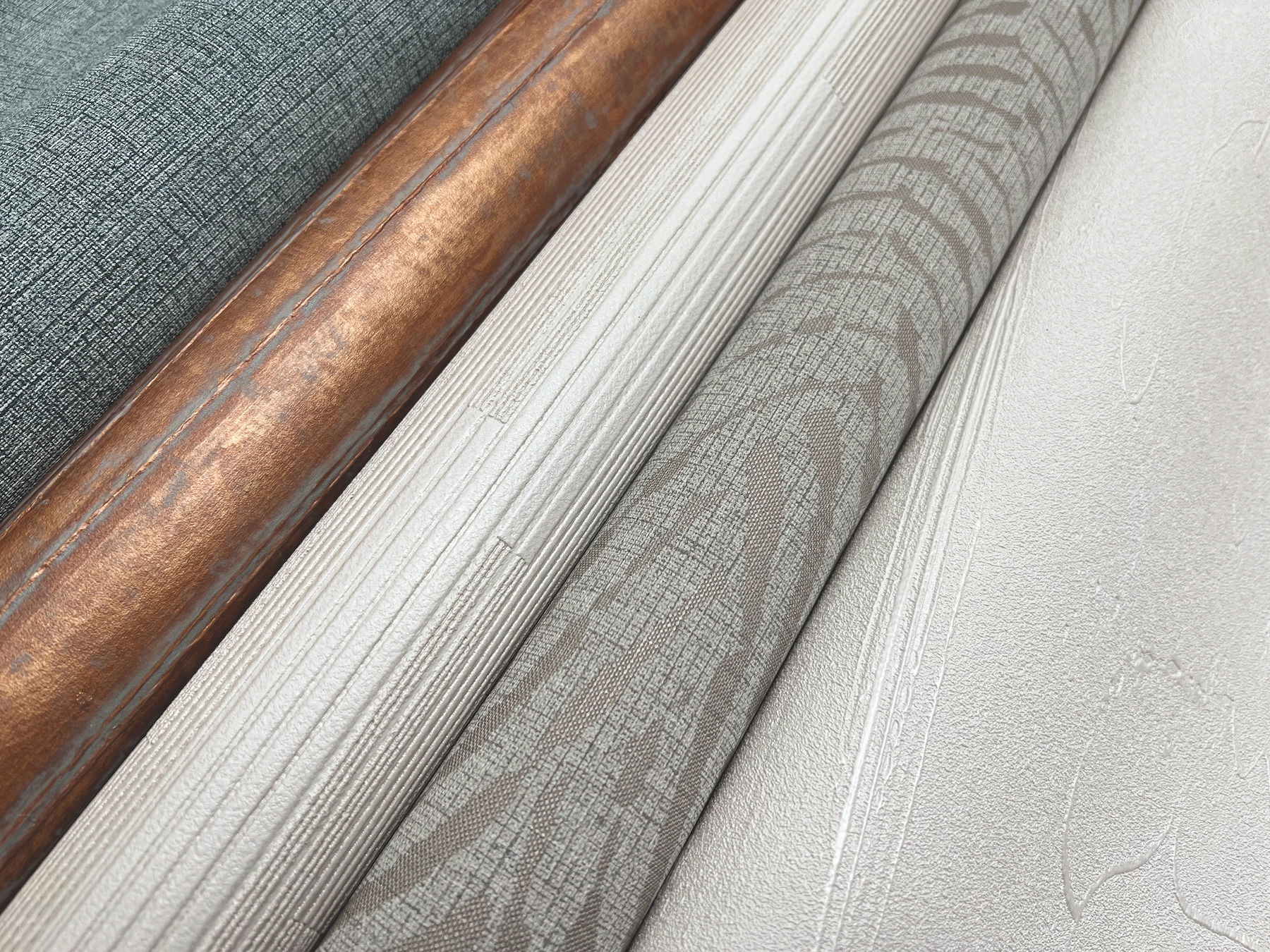 Newel Natural White Wallpaper large image 