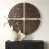 Walnut Elegance Wall Clock, by Uttermost, 42.12" width x 42.12" height x 2.62" depth thumbnail 2