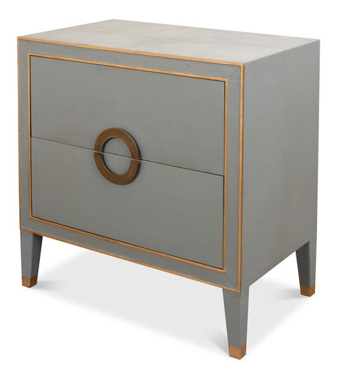 Gabriella Night Stand  Storm Grey