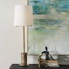 Sepia Brown Marble Buffet Lamp thumbnail 1