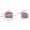 Thora Lounge Chair Blush thumbnail 10