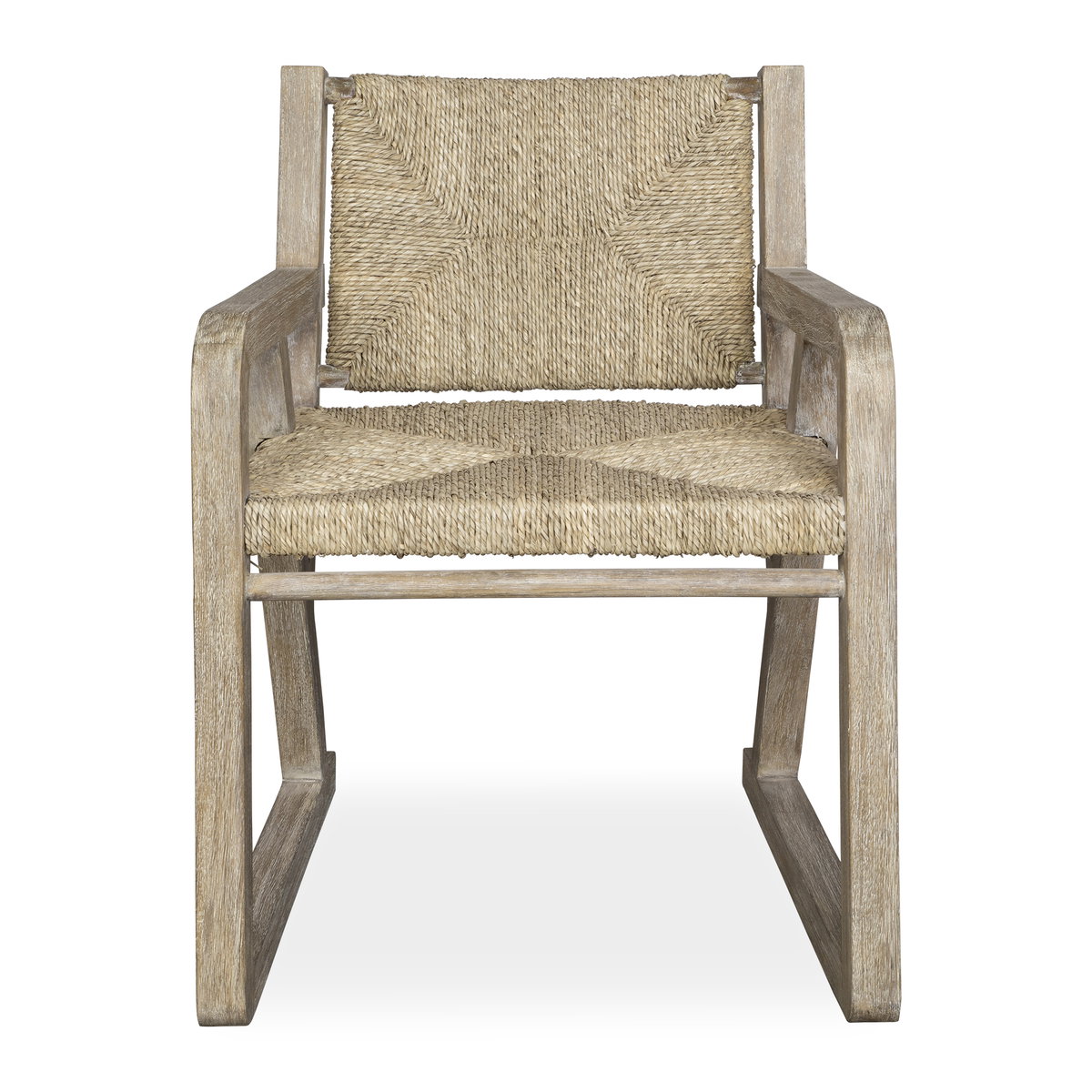 Chatham Seagrass Dining Chair, Furniture by Uttermost, 24.75" width x 32" height x 25" depth View 1