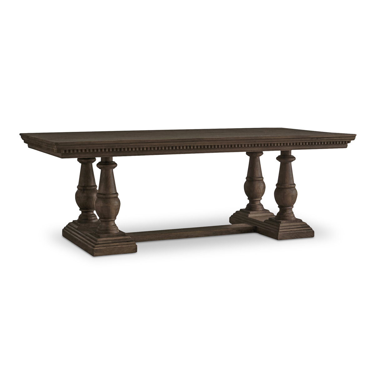 Everson Dining Table Brown, by Moe's Home, 43" width x 30" height x 110" depth View 2