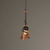 Vitalia Oil Rubbed Bronze Mini Pendant, Ceiling Light by Uttermost, 5.87" width x 12" height x 5.37" depth thumbnail 2