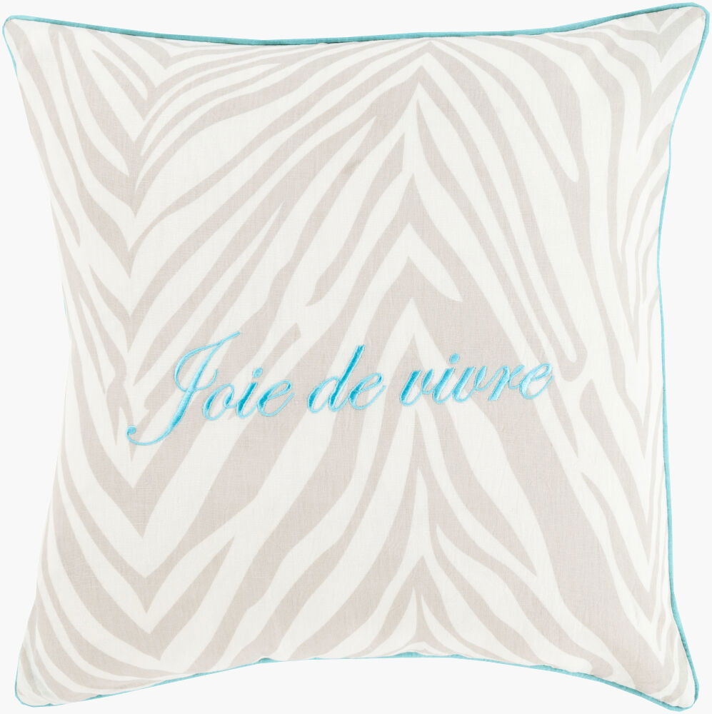 Joie de Vivre Accent Pillow Poly large image 