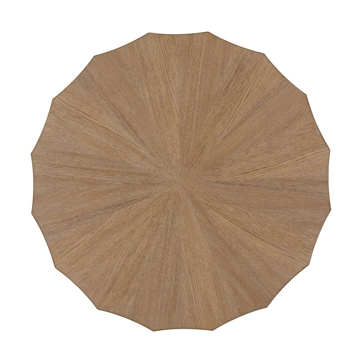 Tamsin End Table Natural, Side & End Table by Dovetail, 22" width x 22.25" height x 22" diameter x 22" depth View 3
