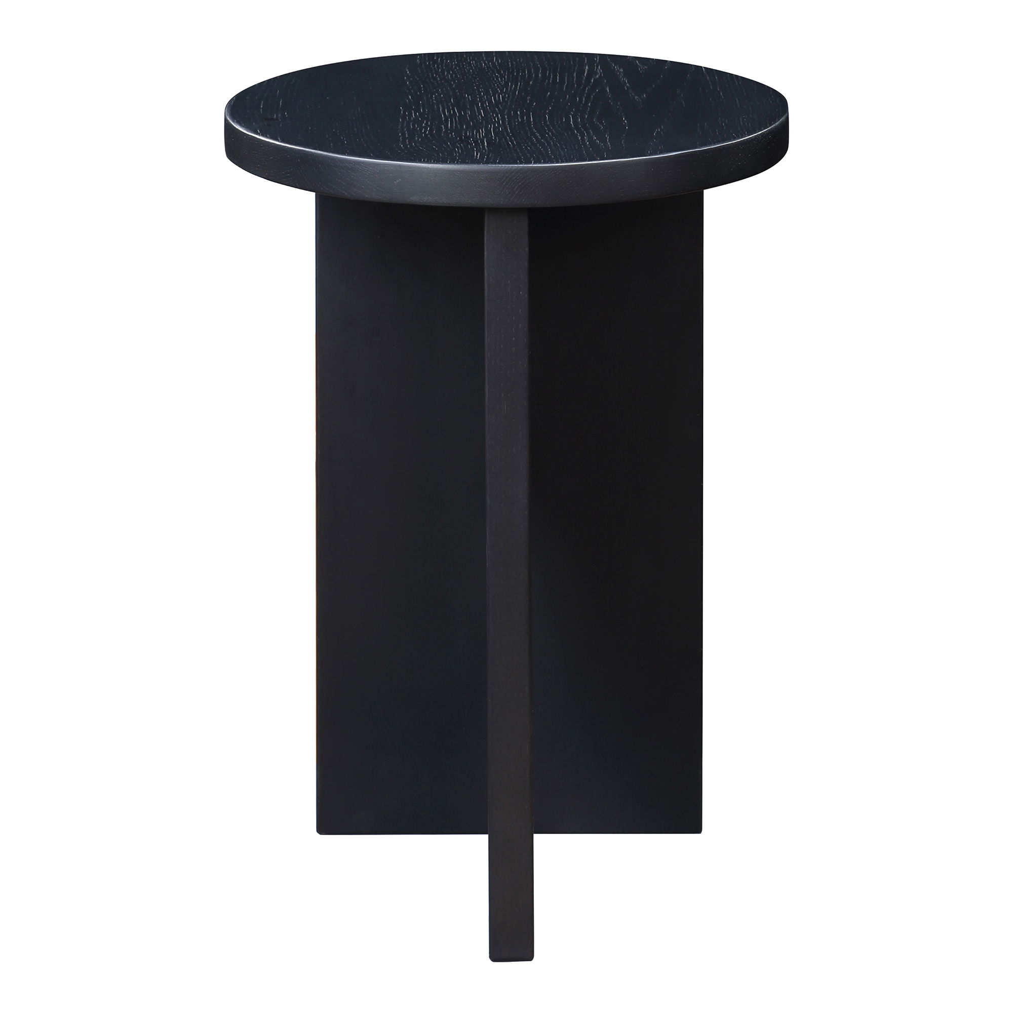 Grace Accent Table Black Oak, Side & End Table by Moe's Home, 14" width x 20" height x 14" depth View 1