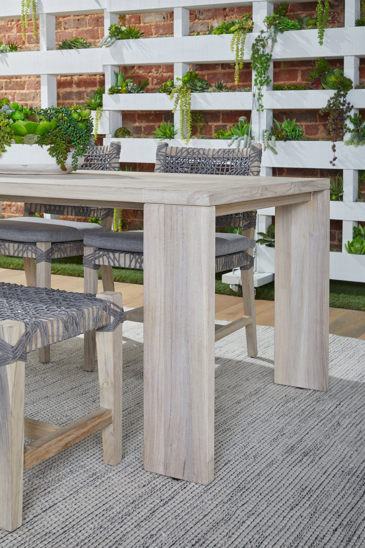Costa Outdoor Dining Chair, Set of 2, by Essentials for Living, 19" width x 34.5" height x 22" depth View 9