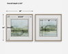 Soft Sage Abstract Landscape Prints Set/2, Art by Uttermost, 28" width x 28" height x 2.12" depth thumbnail 3