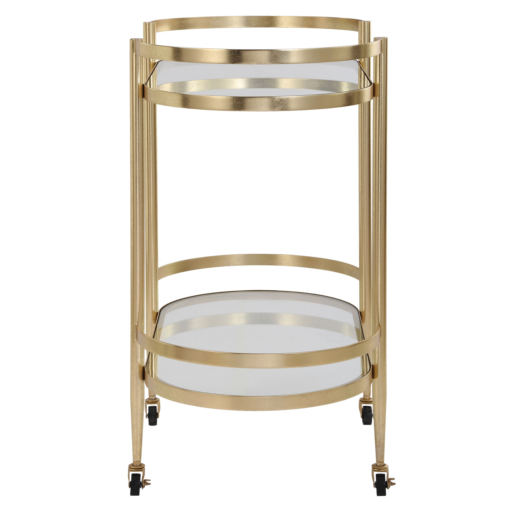 Isabelle Gold Bar Cart large image 