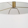 Adelia Ivory & Brass Table Lamp, by Uttermost, 1'5" width x 2'6.5" height x 1'5" depth thumbnail 8