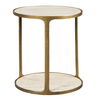 Clench Brass Side Table, Furniture by Uttermost, 21.25" width x 23.25" height x 21.25" depth thumbnail 4