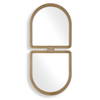 Jacques Art Deco Gold Mirror, by Uttermost, 22" width x 47.5" height x 1.5" depth thumbnail 1
