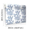 Seedlings Blue Peel & Stick Wallpaper thumbnail 7