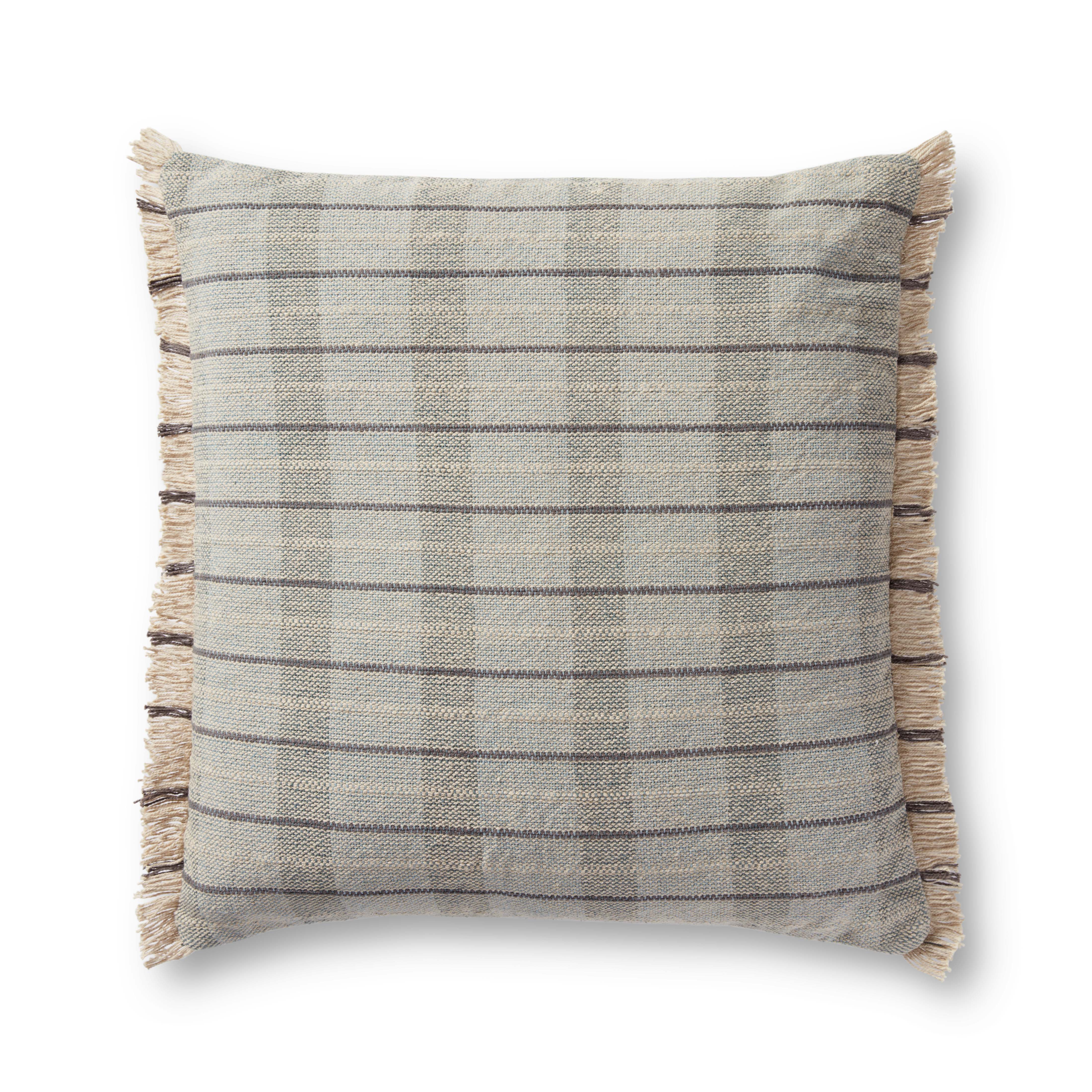Magnolia Home by Joanna Gaines x Loloi Riley Pillow, Decorative Pillow, 22" length x 22" width View 1