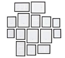 Online Designer Other Wood Gallery Frames in a Box, Black - Set of 15