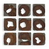 Jungle Wood Paneled Wall Art Set/9 thumbnail 0