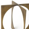 Lima I (Small) 6L x 6W Gold Geometric Decorative Object, by Mercana, 6" length x 6" width x 6" height thumbnail 8